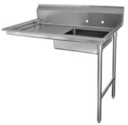 Advance Tabco DTU-U60-60R-X 60" W 16 Gauge 304 Stainless Steel Top Right of Machine Undercounter Special Value Dishtable