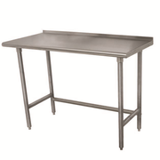 Advance Tabco TFLAG-306-X 72" W x 30" D 430 Stainless Steel Top 16 Gauge Special Value Work Table