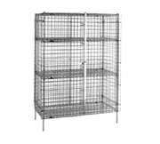 Metro Sec35C Super Erecta Security Unit Stationary Chrome Plated Finish 50-1/2"W