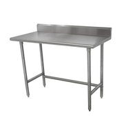 Advance Tabco TKMSLAG-308-X 96" W x 30" D Stainless Steel Base 16 Gauge Special Value Work Table