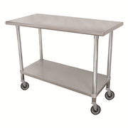 Advance Tabco ELAG-304C-X 48" W x 30" D 430 Stainless Steel 16 Gauge Galvanized Base Special Value Work