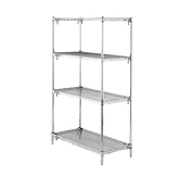 Metro A566K3 Super Adjustable Super Erecta Starter Shelving Unit 60"W Metroseal 3 Epoxy-Coated Corrosion-Resistant Finish