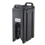 Cambro 500LCD110 4-3/4 Gallon Black Beverage Carrier Plastic