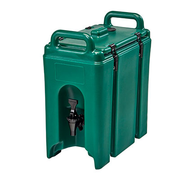 Cambro 250LCD519 2-1/2 Gallon Kentucky Green Beverage Carrier Plastic