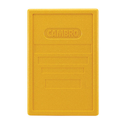 Cambro EPP180LID361 Yellow Expanded Polypropylene Foam Cam GoBox Insulated Food Pan Carrier Lid Only