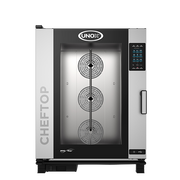 Unox XAVC-10FS-GPR-LP 20 Hotel Size Pan Right-to-Left Door Opening Liquid Propane ChefTop MIND.Maps Plus Combi Oven - 112,600 BTU