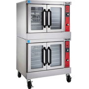 Vulcan VC66GC-NG 40" W Stainless Steel Natural Gas Double-Deck Convection Oven - 100,000 BTU