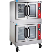 Vulcan VC66GD-NG 40" W Stainless Steel Natural Gas Double-Deck Convection Oven - 100,000 BTU
