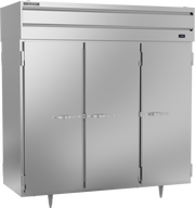 Beverage Air PRD3-1AS 77.75"W Three-Section Solid Door Prestige Plus Refrigerator