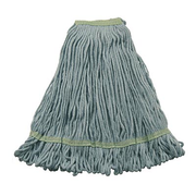 Continental Commercial A02613 Looped-end Large Blue Blend HuskeePro Wet Mop