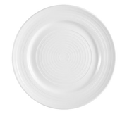 CAC China TGO-16 10.5" Dia. Bone White Porcelain Round Tango Plate (1 Dozen)