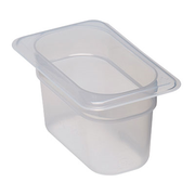 Cambro 94PP190 1/9 Size Translucent Food Pan 4" Deep