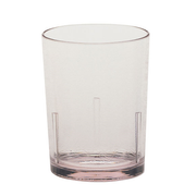 Cambro D14152 14 Oz. Clear SAN Plastic Crackled Design Del Mar Tumbler