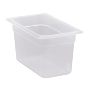 Cambro 46PP190 1/4 Size Translucent Food Pan 6" Deep