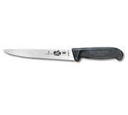 Victorinox Swiss Army 5.5503.18 7" Black Boning/Sticking Knife with Fibrox Pro Handle