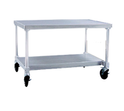 New Age 13072GSCU 1000 lbs. Capacity 72"W x 30"D x 24"H Mobile Open Base Aluminum Equipment Stand