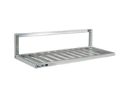 New Age 97287 Shelf Wall-Mounted Inverted 60"W 12 Gauge Aluminum Construction