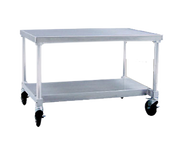 New Age 13036GSCU 1000 lbs. Capacity 36"W x 30"D x 24"H Mobile Open Base Aluminum Equipment Stand