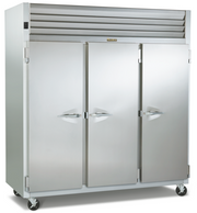 Traulsen G31013 76.31" W Three-Section Solid Door Reach-In Dealer's Choice Storage Freezer - 115 Volts