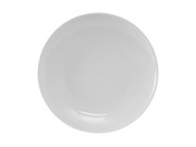 Tuxton VPA-090 9" Porcelain Porcelain White Round Plate (2 Dozen Per Case)