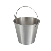 Winco UP-13 Stainless Steel Utility Pail