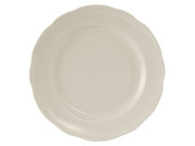 Tuxton TSC-016 10-7/8" Ceramic American White/Eggshell Round Plate (1 Dozen)