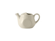 Tuxton BET-1001 China Coffee Pot/Teapot 8 - 12 Oz. American White/Eggshell (6 Each Per Case)