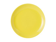 Tuxton BSA-0904 9" Ceramic Saffron Round Plate (1 Dozen)