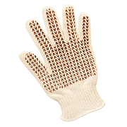 San Jamar ML5000 100% Cotton Knit Heavy-Duty One Size Fits All Hot Mill Glove