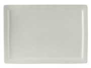 Tuxton BWH-1544 Ceramic White Rectangular Plate (6 Each Per Case)