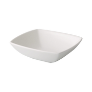 CAC China NGA-B4 7 Oz. Bone White Porcelain Square Niagara Bowl (4 Dozen Per Case)