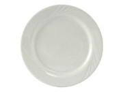 Tuxton YPA-102 10-1/4" Porcelain Porcelain White Round Plate (1 Dozen)