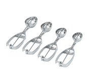 Vollrath 47200 0.75 oz Oval Stainless Steel Squeeze Handle Disher