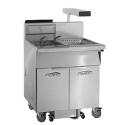 Imperial IFSCB-450-OP-NG Natural Gas Stainless Steel Fryer - 560,000 BTU