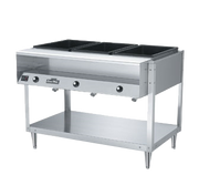 Vollrath 38104 4 Pan Electric ServeWell Hot Food Table Open Shelf Base - 120 Volts