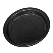 Dinex DXHHPL703 8" Polypropylene Black Disposable Plate