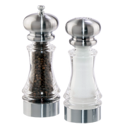 Chef Specialties 96851 Professional Series 4" Salt / Pepper Shaker & Mill Set