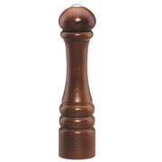 Chef Specialties 10155 Professional Series Customizable Imperial Walnut Finish 10" Salt / Pepper Shaker