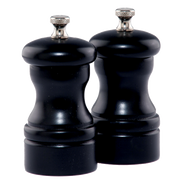 Chef Specialties 04502 4" Chef Professional Series Capstan Salt Mill/Pepper Mill Set