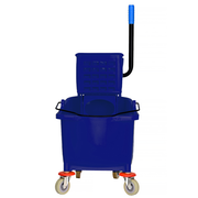 Alpine ALP462-BLU 36 Qt. Blue Mop Bucket Combo