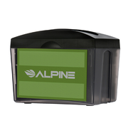 Alpine ALP4332 Black Tabletop Interfold Napkin Dispenser