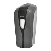 Alpine ALP428-L-GRY 34 oz. Automatic Touch Free Neutral Gray and Black Finish ABS Plastic Aspen Liquid Soap Dispenser