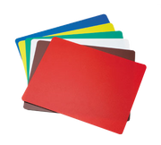 TableCraft Products FCB1218A 12" x 18" Assorted Color Flexible Cash & Carry Cutting Mat - 6 Pack/Case