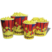 Winco 41432 32 Oz. Benchmark Popcorn Tub (100 Tubs Per Pack)