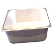 Winco 56744 1/2 Size Solid Stainless Steel Benchmark Pan