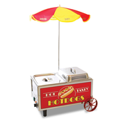 Winco 60072 60 Hot Dog / 30 Bun Mini Hot Dog Cart - 120V 1200W