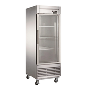 Dukers D28R-GS1 27.5"W Stainless Steel Solid Door Refrigerator