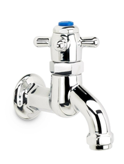 Krowne 16-470L Brass Single-Wall Mount Krowne Royal Series Self-Closing Metering Lavatory Faucet
