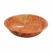 TableCraft Products 207 18 Oz. Mahogany Woven Wood Salad Bowl
