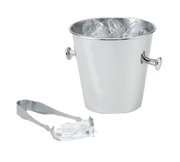 Vollrath 46621 1.6 Qt. Mirror Finish Stainless Steel Ice Bucket